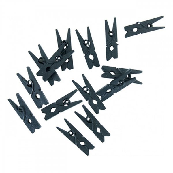 Minikl�dnypor - Svart - 24-pack