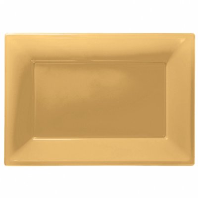 Serveringsfat - Guld - 3-pack