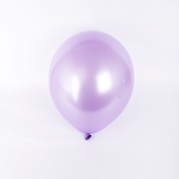 Ballonger - Metallic - Ljuslila - 10-pack