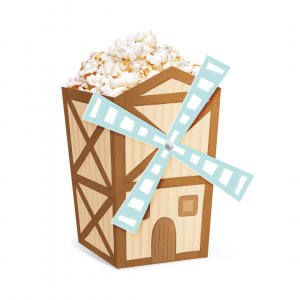 Popcornboxar - Bondg�rd - 6 st