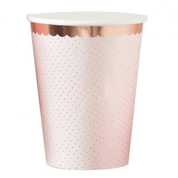 Pappmuggar - Ditsy floral - 8-pack