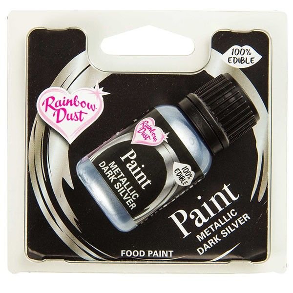 Food paint - Metallic - Silver