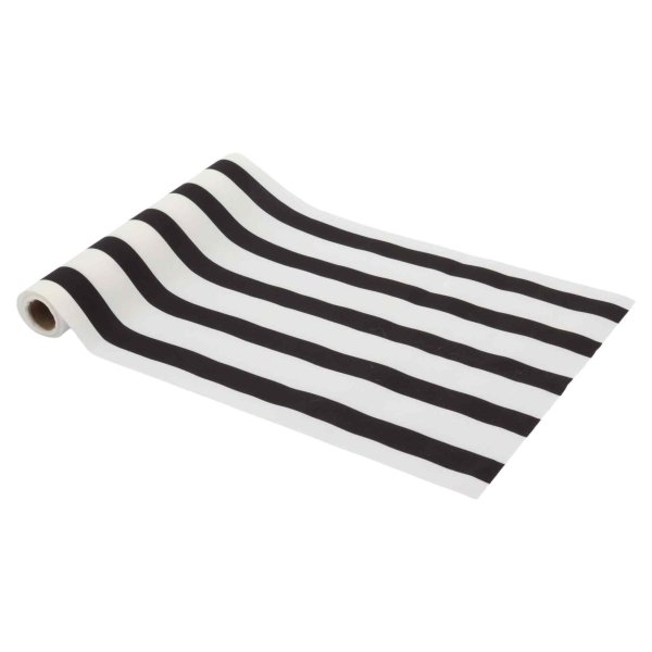 Bordsl�pare i tyg - Svart - 28 cm x 5 m