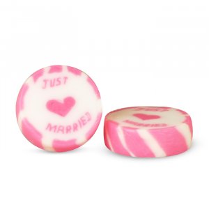 Karameller - Just Married - Rosa - Ca 50 st