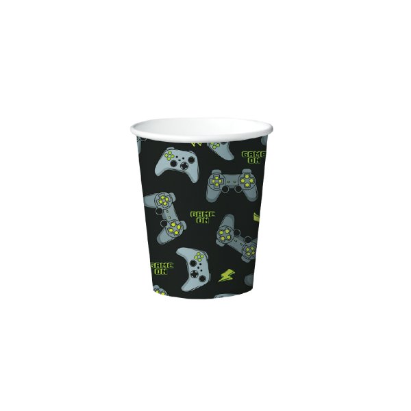 Pappmuggar - Game On - 8 st