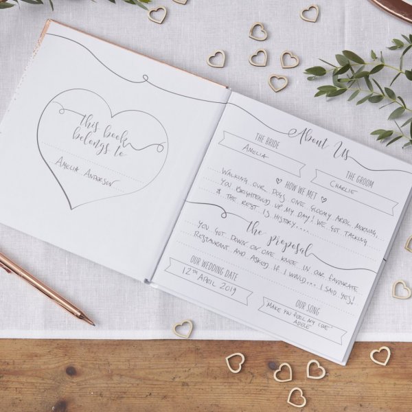 Wedding Planner - Botanics - Roséguld Wedding Planner - Botanics - Roséguld