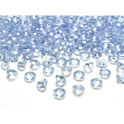 Diamantkonfetti - 12 mm - Bl - Ca 100 st