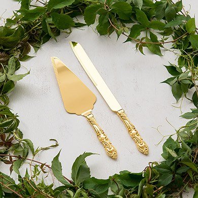 Serveringsset - Guld Serveringsset - Guld