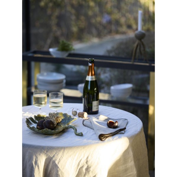 Celine servett 45 x 45 cm - M�rk nougat