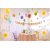 Girlang Happy Birthday - Blommor - 2m