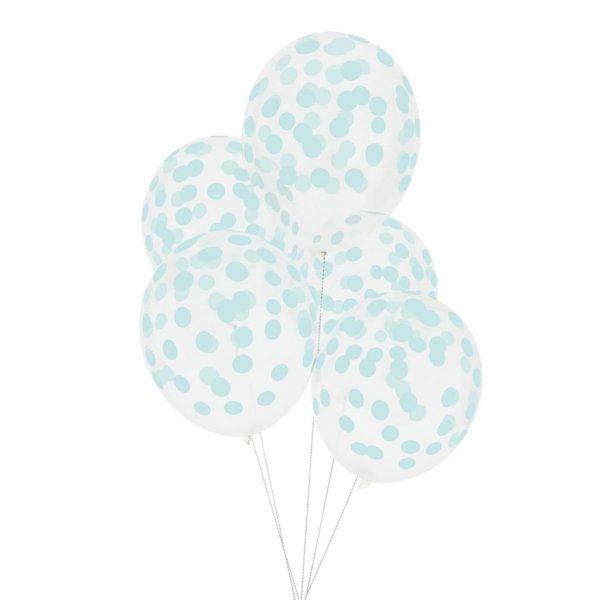 Ballonger - Printed Confetti - Mint - 5-pack