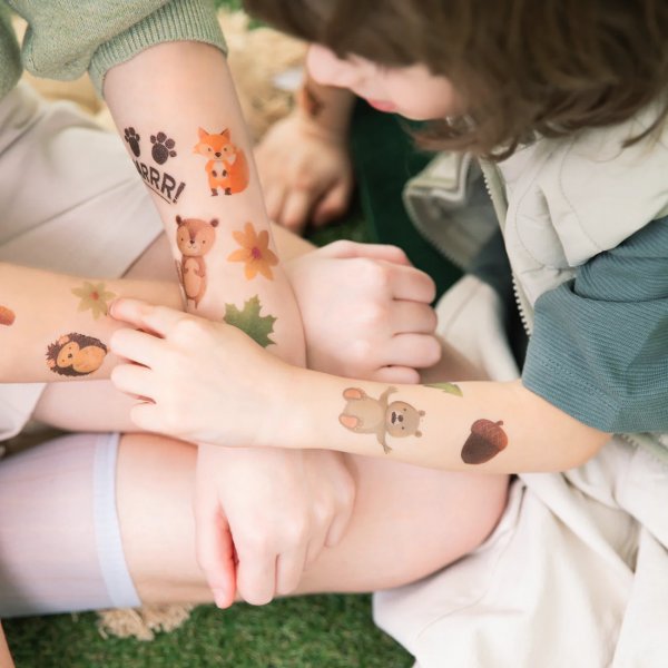 Tatueringar - Skogens vänner - 20 st Tatueringar - Skogens vänner - 20 st