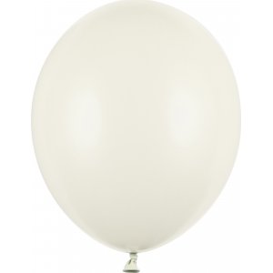 Enfärgade ballonger - Premium 27 cm - Krämvita - 10-pack