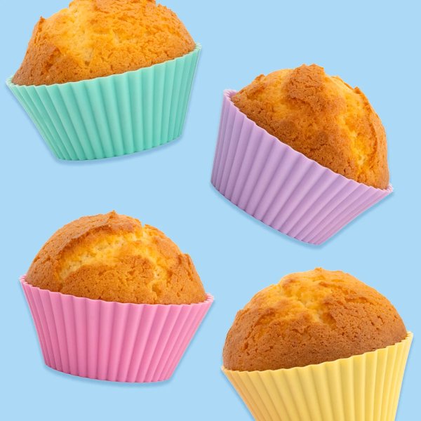 Silikonform - Muffinsformar - Super Streussel - Mixade färger - 12 st Silikonform - Muffinsformar - Super Streussel - Mixade färger - 12 st
