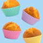 Silikonform - Muffinsformar - Super Streussel - Mixade färger - 12 st Silikonform - Muffinsformar - Super Streussel - Mixade färger - 12 st