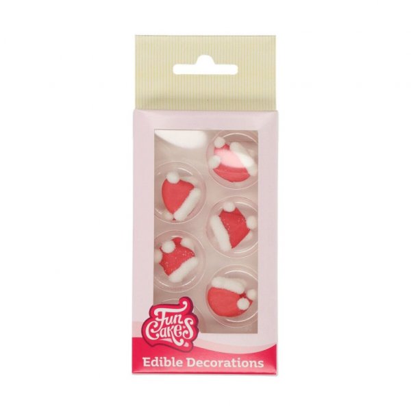 Sockerdekorationer - Tomteluvor - 12-pack Sockerdekorationer - Tomteluvor - 12-pack