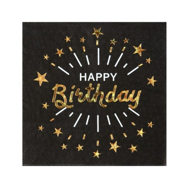 Servetter - Happy Birthday - 10-pack Servetter - Happy Birthday - 10-pack