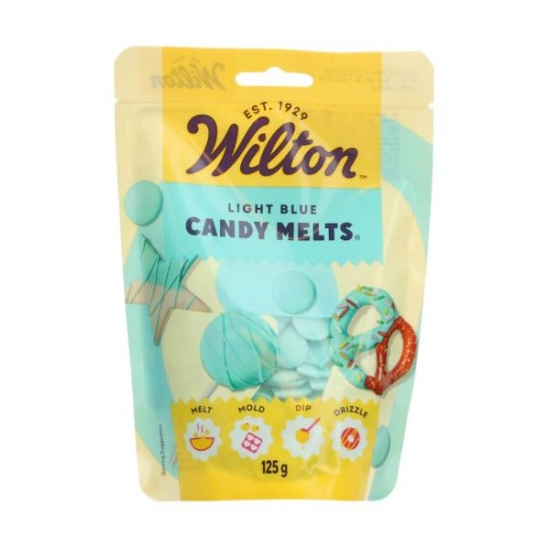 Candy Melts - Ljusbl� - 125 g - Wilton