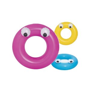 Badring med �gon 91 cm - gul