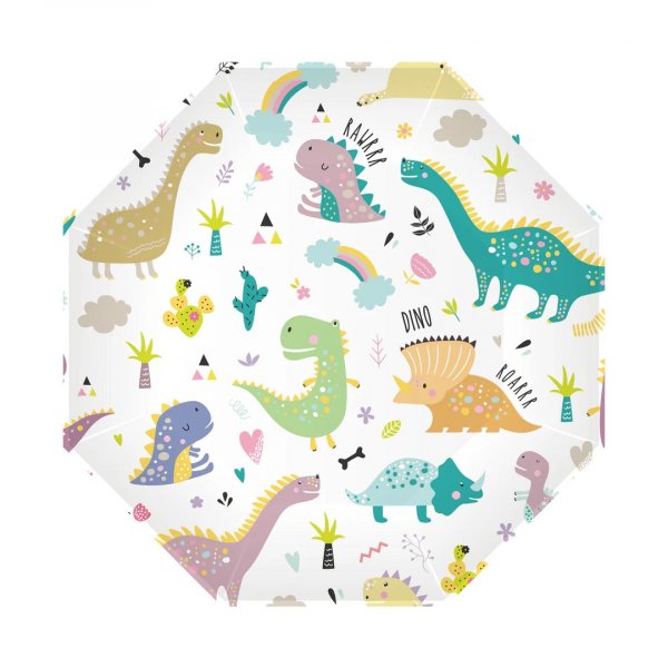 Papptallrikar - Dinosaurs - 23 cm - 6-pack COPY