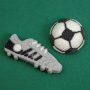Marshmellowsdekorationer - Fotboll - 12 st