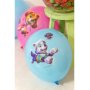 Ballonger med tryck - Rosa/Bl�- Paw Patrol - 6-pack