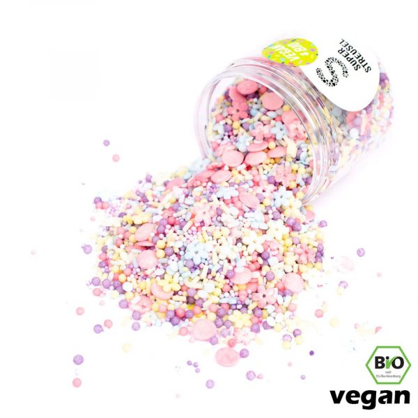 Strösselmix - Superstreusel - Ekologiskt & veganskt - Flower Power - 90g Strösselmix - Superstreusel - Ekologiskt & veganskt - Flower Power - 90g
