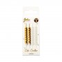 T�rtljus - Guld - B�jda - 8-pack