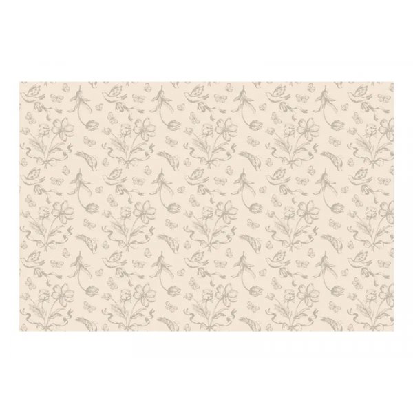 Bordsduk - Floral - Beige - 180x120 cm Bordsduk - Floral - Beige - 180x120 cm