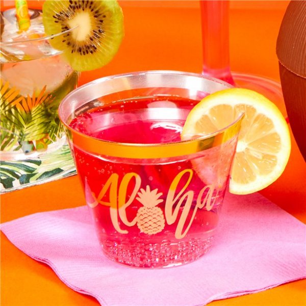 Glas - Aloha - Guld - 30-pack