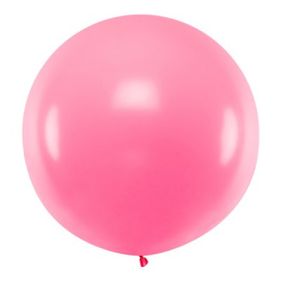 Jtteballong - Ljusrosa