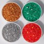 tbart glitter - Jul - Rd, Grn, Guld, Silver - 120 g - PME