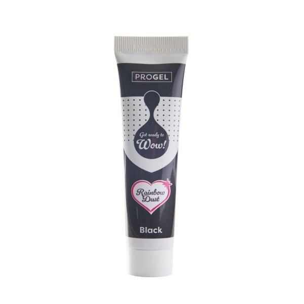 Rainbow Dust Pastaf�rg Svart Progel 25g