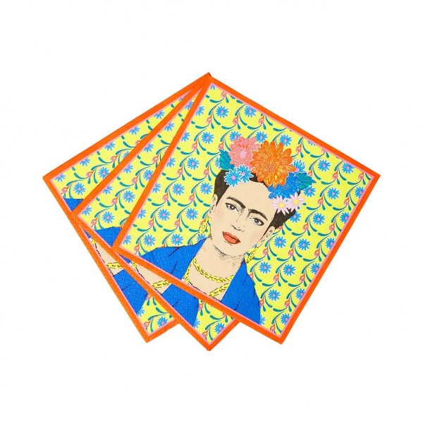 Servetter - Frida Kahlo - 20-pack - 33x33 cm Servetter - Frida Kahlo - 20-pack - 33x33 cm