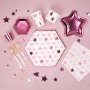 Servetter - Stars - Rosa - 16-pack