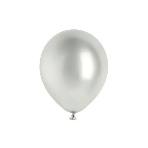 Ballong - Glossy - Silver - 30 cm