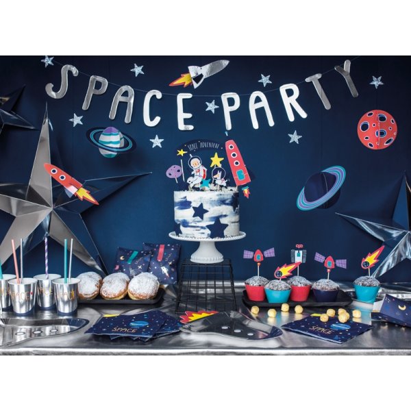 Cake toppers - Space Party - 7-pack Cake toppers - Space Party - 7-pack