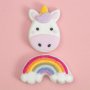 Marshmellowsdekorationer - Unicorns & Rainbows - 12 st Marshmellowsdekorationer - Unicorns & Rainbows - 12 st