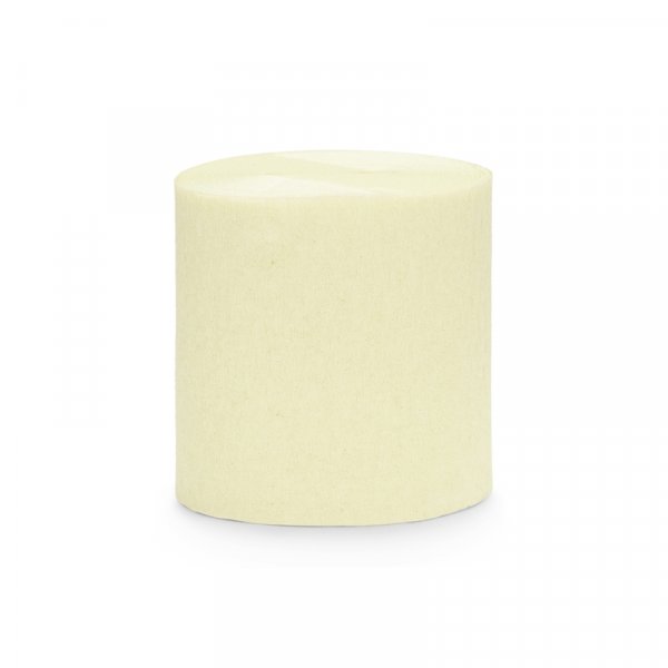 Crepe Streamers - Ivory - 4-pack