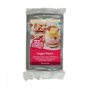 Sugarpaste/Sockerpasta - Stone Grey - Funcakes - 250 g