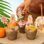 Cake toppers - Capybara - 9 st