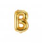 Bokstavsballong Guld 35 cm