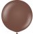 Ballonger enfrgade - Premium 60 cm - Chocolate Brown - 2-pack