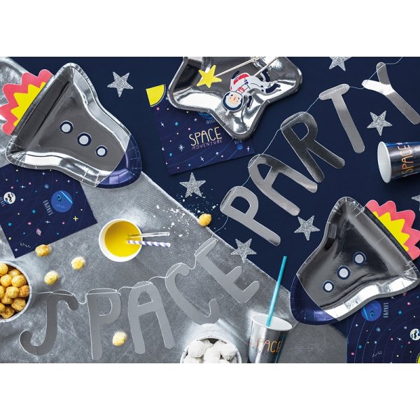 Papptallrikar - Space Party - 6-pack