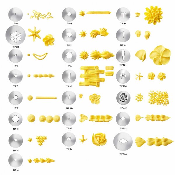 Tyllset - Wilton Deluxe - 22 st Tyllset - Wilton Deluxe - 22 st