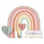 Bordsdekoration - Boho Rainbow