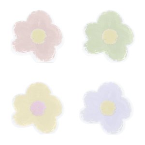 Kaffeservetter - Blommor - 20-pack