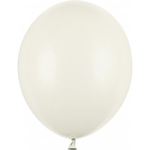 Miniballonger Pastell - Premium 12 cm - Krmvit - 10-pack