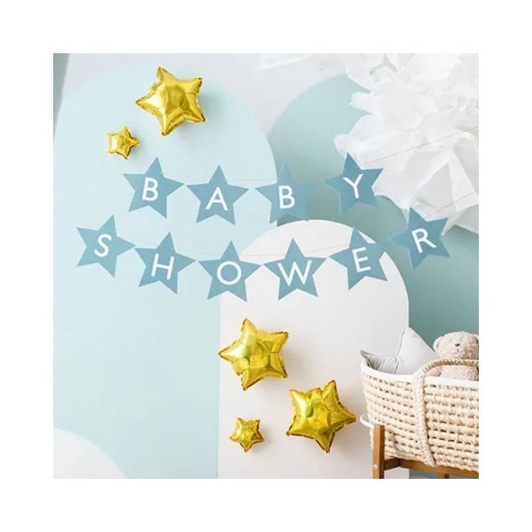 Girlang Babyshower Ljusbl�