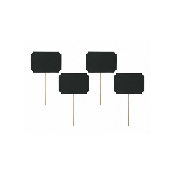 Griffelskyltar p� pinne 4-pack